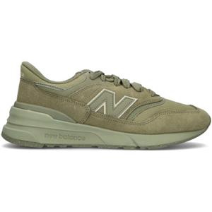 NEW BALANCE - 997R Sneaker uomo oliva in suede