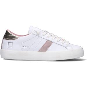 D.A.T.E. HILL LOW Sneaker donna bianca/rosa in pelle
