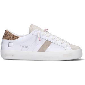 D.A.T.E. HILL LOW Sneaker donna bianca/maculata in pelle
