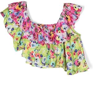 MSGM Kids blusa con volant