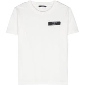 Balmain Kids t-shirt con patch logo