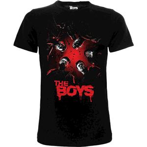 The-Boys T-Shirt The Boys serie TV Amazon nera ufficiale originale maglia maglietta nera