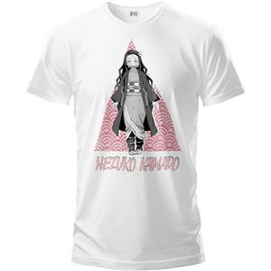 Demon Slayer T-Shirt Demon Slayer Nezuko Kamado originale ufficiale bianca
