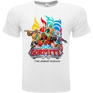 Gormiti T-Shirt Gormiti gruppo originale ufficiale maglia maglietta bianca sottocosto