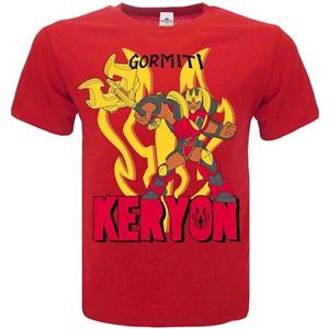 Gormiti T-Shirt Gormiti Keryon originale ufficiale sottocosto rossa maglia maglietta
