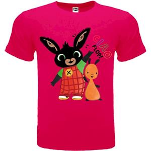 Bing T-Shirt Bing Ciao FLOP! Flop fucsia originale ufficiale maglia maglietta sottocosto