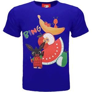 Bing T-Shirt Bing Frutta originale ufficiale sottocosto blu royal maglia maglietta