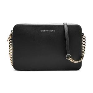 Michael Kors per donna. 32S4GTVC3L Borsa a tracolla Jet Set grande nera [3201049], Nero, Casual, Da sera, Classico, Tela