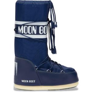 Moon Boot per donna. 80D1400440 Stivali in nylon con icona blu [3179157], Basso, Nessuno, Casual, Neve