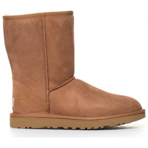 UGG per donna. [1016223] Classic Stivali II castagno, Pelle, Marrone, Basso, Nessuno, Casual