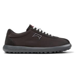 Camper per uomo. K101019-005 Sneakers in pelle grigia Pelotas XLF [3238814], 3 a 5cm, Camoscio, Stringhe, Casual, Grigio