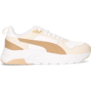 PUMA Trinity 2 Lite Aqua Metallic Sneaker White Light Sand - Donna - White Light Sand