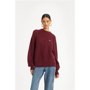Rotate per donna. 1145652734 Maglia color brandy granato [3249999], Casual, Granata, Poliamide, Manica lunga