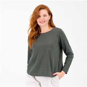 Colour Lab Felpa in cotone con scollo tondo