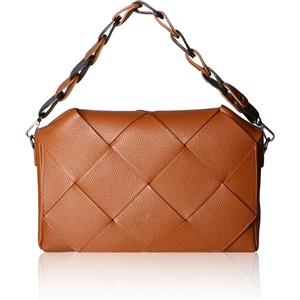 Chiara Ferretti Borsa in pelle con design intrecciato
