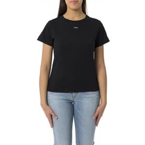 PINKO T-shirt in cotone con mini logo Pinko