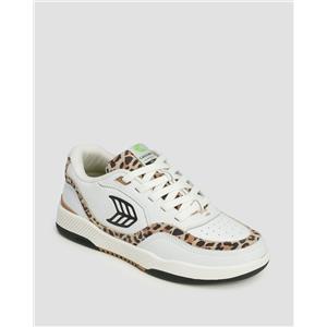 Cariuma Sneakers In Pelle Da Donna Cariuma Uba White Leather Leopard Print Suede Black