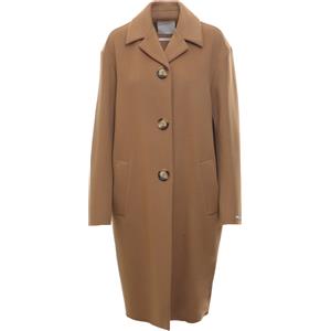 SPORTMAX Cappotti Autunno/Inverno Lana Vergine Marrone 42,44