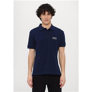 Versace Jeans Couture Polo Versace Jeans Couture in pique con logo in metallo uomo