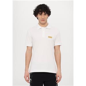 Versace Jeans Couture Polo Versace Jeans Couture in pique con logo in metallo uomo